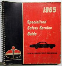 1965 Standard Oil Car Care Manual AMC Buick Chevy Cadillac Ford Plymouth Dodge  picture