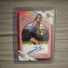 Topps 2026 Topps Chrome Tennis Zeynep Sonmez RC Autograph AT-ZSZ 5/5 picture