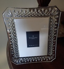 WATERFORD CRYSTAL LISMORE  8x10 Frame 5x7 Photo CRYSTAL PICTURE FRAME New No Box picture