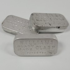 Williams Ready Made Clasp Miniature Metal Tin Patented Advertising Lot VTG picture