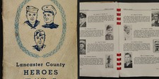 vintage WWII lancaster co pa SOLDIER HEROES info photos kia pow wounded employ picture