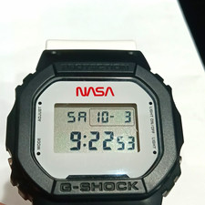 G-SHOCK DW-5600VT NASA Digital Quartz Watch White Resin Band Black Case picture