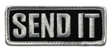 Send It Military Combat Sniper Patch [Hook Fastener-3.0 X 1.25 -SP-5] picture