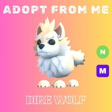 Adopt from Me Dire Wolf, Neon Dire Wolf, Mega Dire Wolf + Crystal Eggs picture