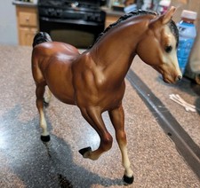 Vintage Breyer Horse #124 Matte Red Bay Running Mare Sugar  picture