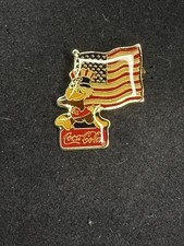 Vintage 1984 Coca-Cola Sam Eagle USA Flag Olympic Pin Lot of 12 LA Olympics picture