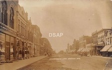 B14/ Shenandoah Iowa Ia Real Photo RPPC Postcard 1909 Sheridan Ave Store Grocer picture