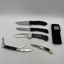 Vintage Remington Folding Pocket Knife Lot Of 5 - Shot Buster, Sportsman Series picture