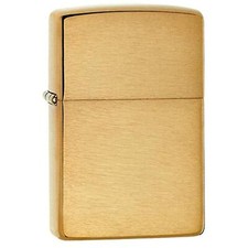 Zippo 168 Armor Brushed Brass Pocket Lighter picture