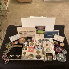 VINTAGE JUNK DRAWER LOT GOLD, SILVER picture