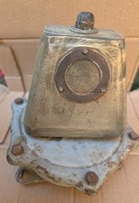VINTAGE BENDIX AVIATION BELL ALARM BRASS HEAVY  MILITARY  8