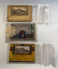 3 packages of antique blank wine bottle labels, two packs labeled Theyer Mainz picture