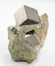 Multiple Pyrite Cubic Crystals Together on Natural Marl Matrix, Rioja Spain picture