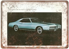 1966 Buick Riviera Vintage Auto Ad Retro Look Reproduction Metal Sign AM6576 picture