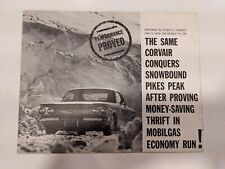 1960 Chevrolet Corvair EXPANDABLE Consumer Mailer Brochure picture