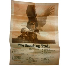 Boys Life Magazine 1978 Scouting Trail Insert Map Compass Fire Building Vtg USA picture