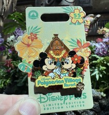 2026 Disney Parks Polynesian Resort 55th Anniversary Mickey Minnie LE Pin picture