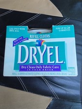 Vintage 1990's Dryel Refill Cloths For Dry Clean Only Garments picture