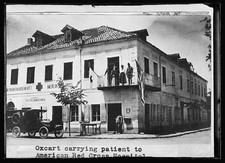 Photo:Podgoritza Montenegro American Red Cross Headquarters 1919 Balcony picture