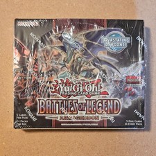 YuGiOh - Battles of Legend Armageddon Booster Box - BLAR NEW/Sealed 1st Edition picture