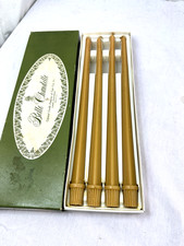 VTG Belle Chandelle by Colonial Candle Cape Cod 4 Tapers Cognac USA Dinner 14