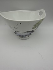 Disney Winnie the Pooh Ceramic Bowl Zrike Eeyore Tigger 7” EUC picture