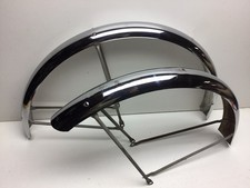 Vintage 1962 Schwinn Chrome Bicycle Fenders 26” 1 3/4” S7 American Bike picture