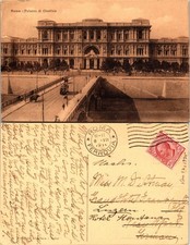 Roma Palazzo di Giustizia Postcard 1914 Rome Postmark Italy Vintage Used picture