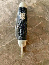Vintage LFC/Universal 1931-1939 Boyscout Knife With Raised Shield 04666 4 Blade picture