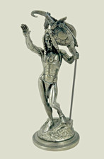Chilmark Donald Polland 1986 Pewter Sculpture I COME IN PEACE Figurine picture