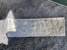 Antique Sterling Silver BPOE Elks Visiting Card Printing Plate Matrix - 15g RARE picture