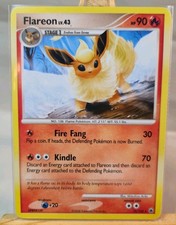 FLAREON LV.43 19/100 N/M MAJESTIC DAWN ENGLISH POKEMON VINTAGE picture