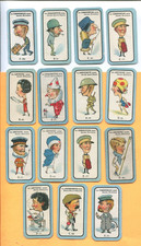1927 CARRERAS LTD. THE NOSE GAME 15 DIFFERENT TOBACCO CARD LOT picture