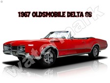 1967 Oldsmobile Delta 88  Metal Sign 9