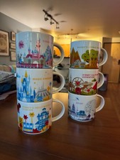 Starbucks Disney You Are Here Mug Set 6pk Retired WDW Disneyland No Box picture