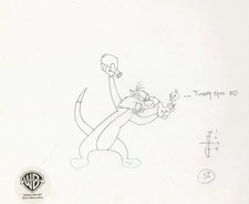 Looney Tunes- Sylvester and Tweety-Original Production Drawing picture