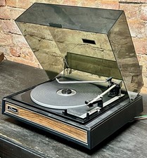 Vintage Garrard 42M Automatic Phono Turntable Record Player w/ Changer Lid Works picture