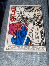 1966 Donruss Marvel Super Heroes Capt. America card #1 picture