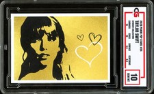 2025 Panini Pop Stars Sticker #24 Taylor Swift ~ CG 10 GEM picture