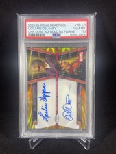 2025 PSA 10 Uggams / Delaney #TD-LR Chrome Dual Autograph Gold Raywave Deadpool picture