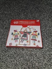 Vintage Style Christmas Cards Set Of 40 Sealed And New picture