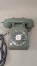Vintage Western Electric 500DM Bell Systems Green Rotary Desk Phone. Untested. picture