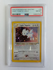 2002 Pokemon Neo Destiny Light Togetic Holo PSA 8 picture