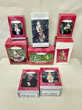 Lot 8 Vintage Hallmark Keepsake Christmas Ornaments 1997-2002 w/ Boxes Retired picture
