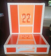 LOT Of 2 Catch 22 Empty Cigar Boxes Collectible Crafting Storage 9.25x8x2 picture