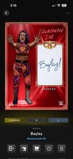 Topps WWE Slam 2026 Masquerade Red Illuminated Ink Bayley /5 picture