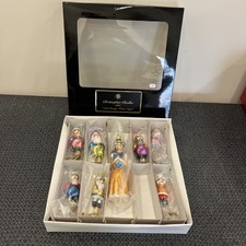 Vtg Christopher Radko Rare 1995 And Snowy Make 8 Ornament, 7 Dwarves Snow White picture