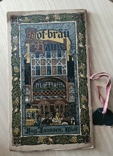 1908 Hofbräu Haus Bavarian Restaurant Menu Janssen NYC New York New Haven CT  picture