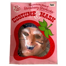 Vintage 1981 Ben Cooper Strawberry Shortcake Purple Pieman Costume Mask Box 252 picture