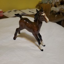 Vtg Beswick Model 836 Brown Gloss large stretched Foal 1st version, Exc Cond picture